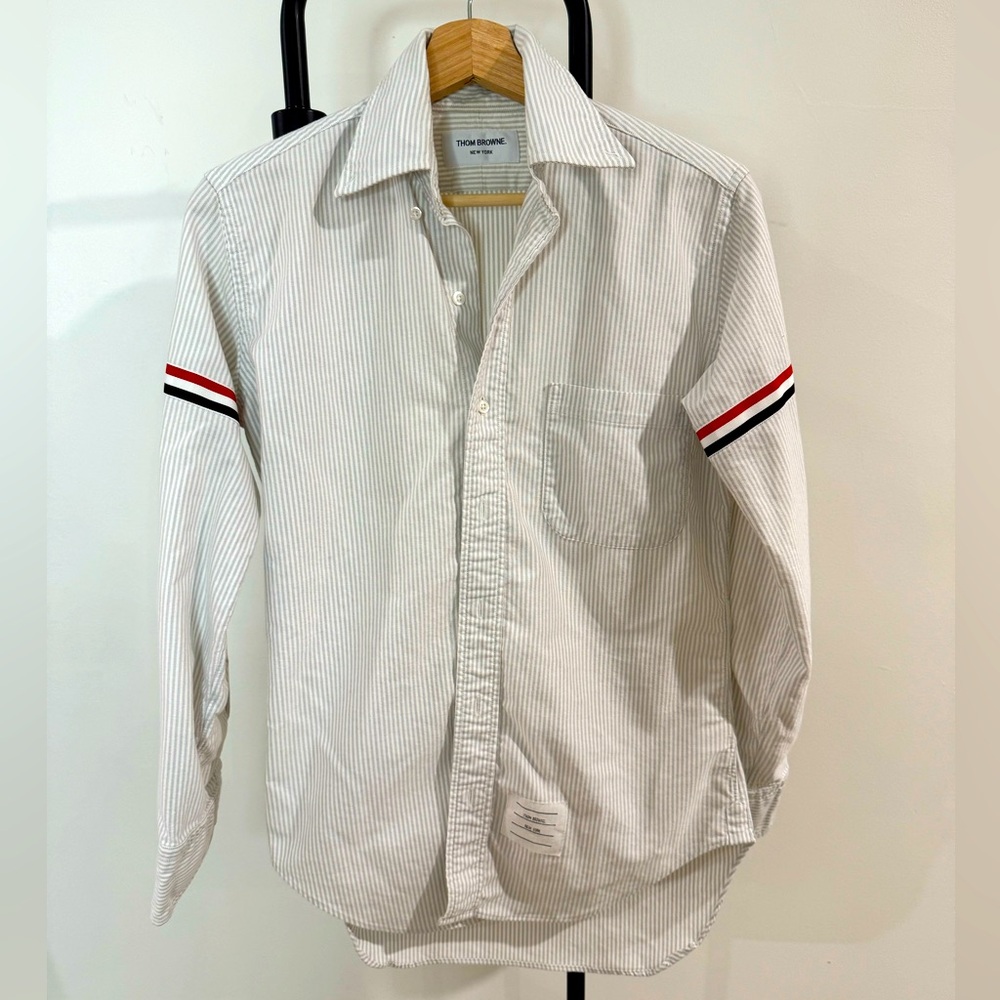 Thom browne striped shirt